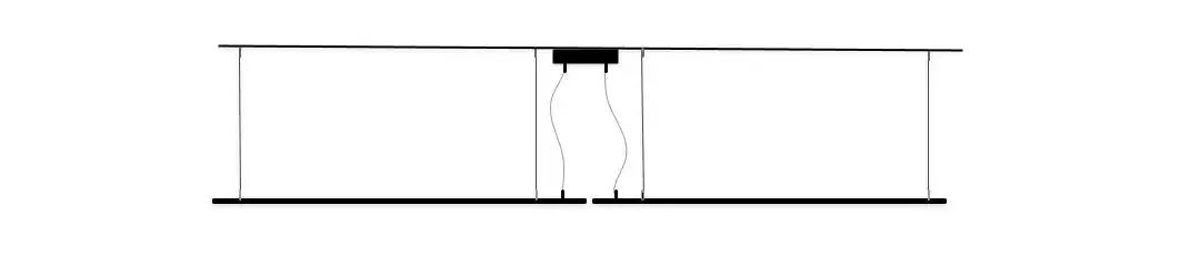 Lampa liniowa wisząca LED 25W/m 3000Lm/m na dowolny wymiar