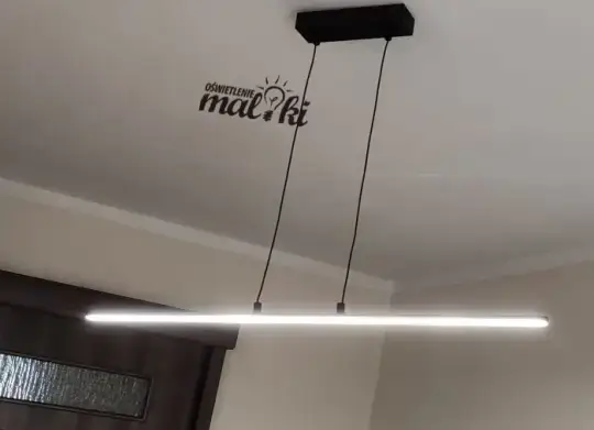 Lampa liniowa wisząca biała dual slim 2500Lm/m na dowolny wymiar