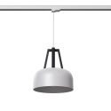 Lampa wisząca CASCO biała/czarna E27 3000K 7,5W 620lm