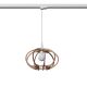 Lampa wisząca MANDELINO naturalne drewno E27 #W