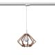 Lampa wisząca POMPELMO naturalne drewno E27 #W