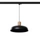 Lampa wisząca INDY czarna E27 4000K 7,5W 690lm