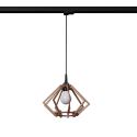 Lampa wisząca POMPELMO naturalne drewno E27 3000K 7,5W 620lm #B