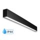 Kinkiet LED nad lustro IP44 czarny na wymiar 40–300 cm