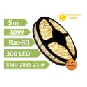 Taśma LED 2835 SMD 300LED biała ciepła 10mm
