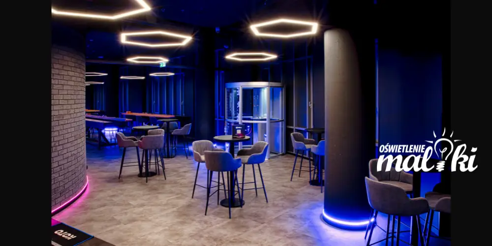 Oświetlenie LED na wymiar &ndash; realizacja Sky Games w Sky Tower Wrocław