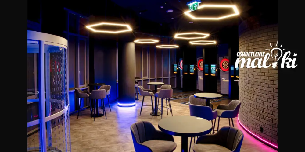 Oświetlenie LED na wymiar &ndash; realizacja Sky Games w Sky Tower Wrocław