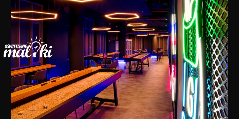 Oświetlenie LED na wymiar &ndash; realizacja Sky Games w Sky Tower Wrocław