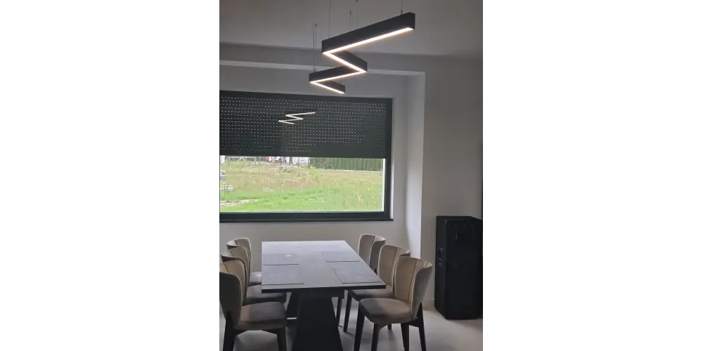 Kolejna realizacja - nowoczesne lampy LED na wymiar do domu jednorodzinnego